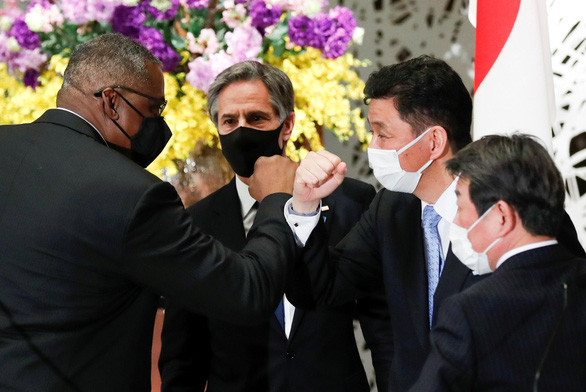 Mỹ, Nhật ra tuyên bố chung: Cảnh báo Trung Quốc ''cưỡng ép, gây bất ổn''